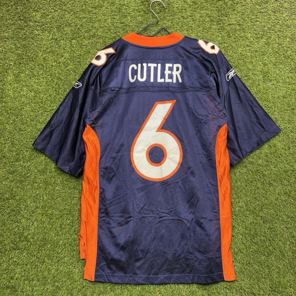 Denver Broncos Jersey Mens Medium Reebok Authentic NFL Equipment #6 JAY CUTLER